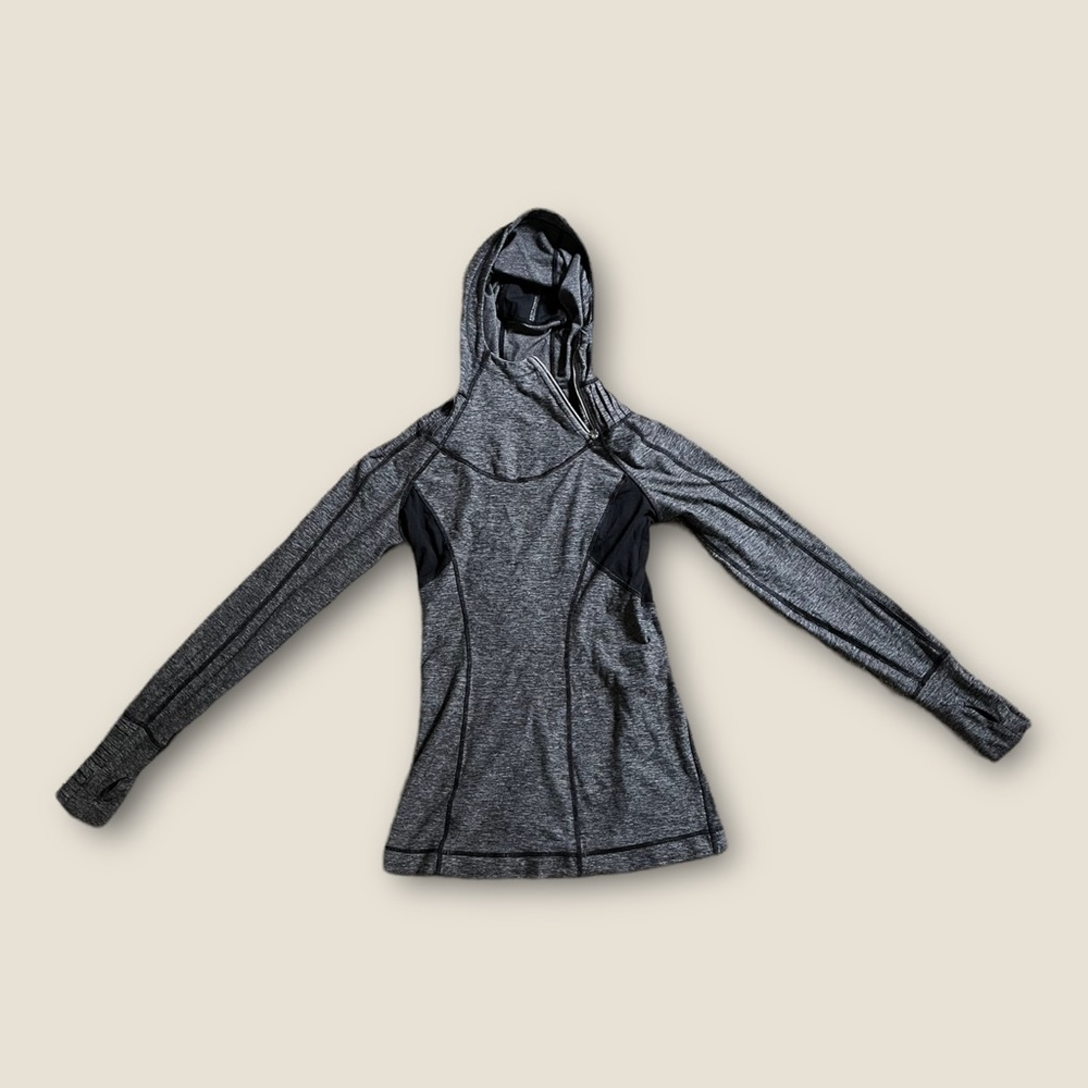 Lululemon Alpine Run Pullover Hoodie Women's Size‎ 4 RETIRED Gray Long Sleeve ✅